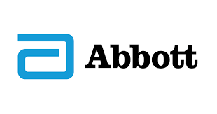 Logo d'Abbott représentant une lettre bleue stylisée 
