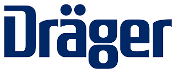 L'image montre le logo Dräger, avec le mot 